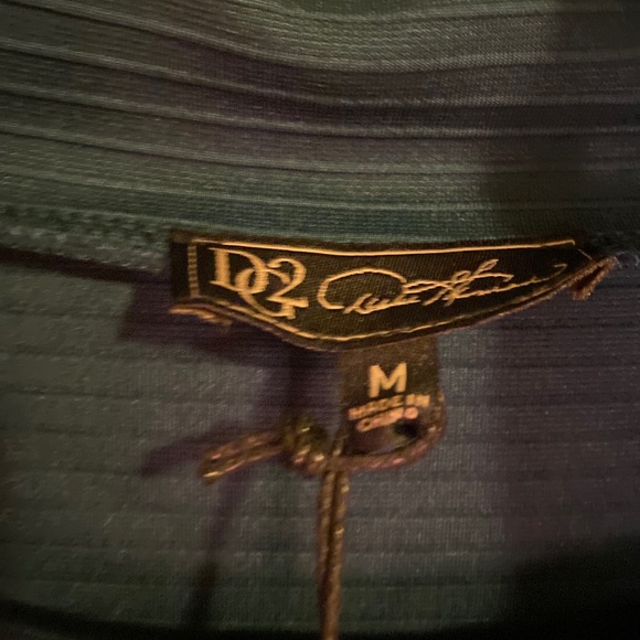 DG2 by Diane Gilman Teal Short Sleeve Top - Picture 2 of 8